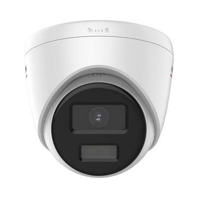 Turret IP 4 Megapixel / Imagen a Color 24/7 / PoE / Lente 2.8 mm / Luz Blanca 30 mts / Exterior IP67 / WDR 120 dB / H.265+ / ONVIF