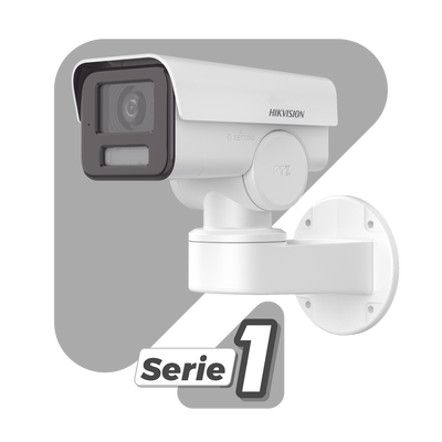 Bala IP PTZ 4 Megapixel / Lente Mot. 2.8 a 12 mm  / Luz IR 50 mts / WDR 120 dB  / PoE / IP66 / Microfono Integrado / Micro SD / Ultra Baja Iluminación