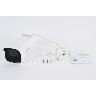 Bala IP 4 Megapixel / Lente 4 mm / 50 mts IR / WDR 120 dB  / Exterior IP67 / Hik-Connect P2P / H.265+ / PoE / ONVIF