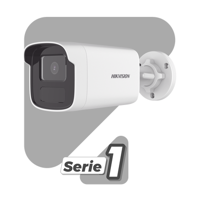 Bala IP 4 Megapixel / Lente 4 mm / 50 mts IR / WDR 120 dB  / Exterior IP67 / Hik-Connect P2P / H.265+ / PoE / ONVIF