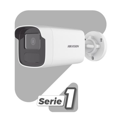 [Dual Light] Bala IP 4 Megapíxel / Lente 4 mm / 50 Mts IR + 50 mts Luz Blanca / ACUSENSE Lite (Detección de Humanos y Vehiculos) / Exterior IP67 / WDR 120 dB / PoE / ONVIF