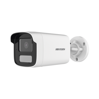 [Dual Light] Bala IP 8 Megapixel  (4K) / Lente 4 mm / 50 mts IR + 50 mts Luz Blanca / Micrófono Integrado / ACUSENSE Lite / Exterior IP67 / H.265 / PoE / ONVIF / Micro SD