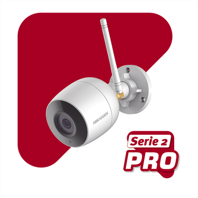 Mini Bala IP 2 Megapixel / 30 mts IR / Exterior IP66 / dWDR / Lente 2.8 mm / Micrófono Interconstruido