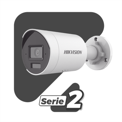 [Dual Light + 2 Micrófonos Integrados] Bala IP 4 Megapixel / Lente 2.8 mm / 40 mts Luz Blanca + 40 mts IR / ACUSENSE / Exterior IP67 / WDR 120 dB / PoE / ONVIF / Micro SD / Metal / ACUSEARCH