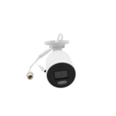 [ PROTECCIÓN ACTIVA ] Bala IP 4 Megapixel / Imagen a Color 24/7 (ColorVu) / PoE / Lente 2.8 mm / Luz Blanca 40 mts / Exterior IP67 / Luz Intermitente y Alerta de Audio / ACUSENSE (Filtro de Falsas Alarmas) / WDR 130 dB / Captura Facial / ACUSEARCH