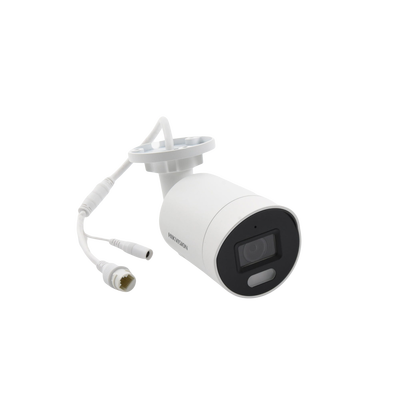 [ PROTECCIÓN ACTIVA ] Bala IP 4 Megapixel / Imagen a Color 24/7 (ColorVu) / PoE / Lente 2.8 mm / Luz Blanca 40 mts / Exterior IP67 / Luz Intermitente y Alerta de Audio / ACUSENSE (Filtro de Falsas Alarmas) / WDR 130 dB / Captura Facial / ACUSEARCH