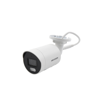 [ PROTECCIÓN ACTIVA ] Bala IP 4 Megapixel / Imagen a Color 24/7 (ColorVu) / PoE / Lente 2.8 mm / Luz Blanca 40 mts / Exterior IP67 / Luz Intermitente y Alerta de Audio / ACUSENSE (Filtro de Falsas Alarmas) / WDR 130 dB / Captura Facial / ACUSEARCH