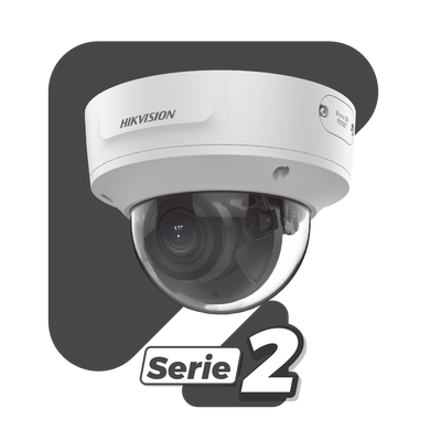 Domo IP 4 Megapixel / Lente 2.8 mm / 30 mts IR EXIR / Exterior IP67 / K10 /  WDR 120 dB / PoE / ACUSENSE (Evita Falsas Alarmas) / ONVIF / MicroSD / ACUSEARCH