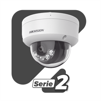 [Dual Light + 2 Micrófonos Integrados] Domo IP 6 Megapixel / Lente 2.8 mm / 30 mts Luz Blanca + 30 mts IR / ACUSENSE / Exterior IP67 / IK10 / WDR 120 dB / PoE / ONVIF / Micro SD / Metal / ACUSEARCH