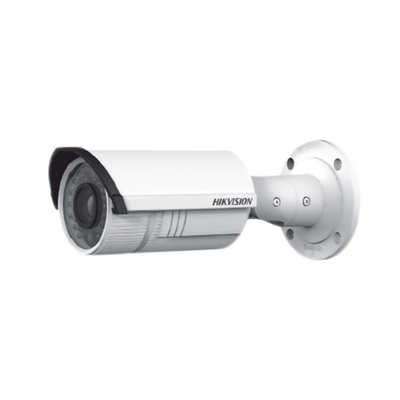 Bala IP 4 Megapixel / Lente Mot. 2.8 a 12 mm / Entrada-Salida audio y alarma / WDR 120dB / H.264+ / Hik-Connect / 30 mts IR / ONVIF / MicroSD / PoE