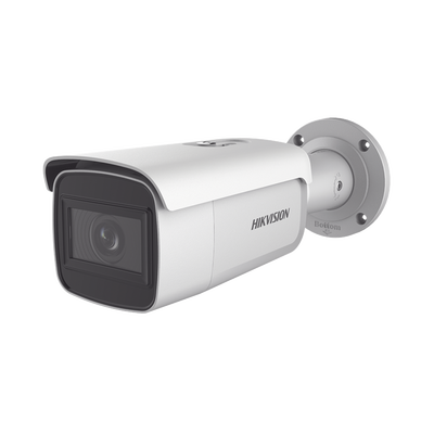 Bala IP 6 Megapixel / Lente Mot. 2.8 a 12 mm / 60 mts IR EXIR /Exterior IP67 / IK10 /  WDR 120 dB / PoE / ACUSENSE (Evita Falsas Alarmas) / Entrada y Salida de Audio y Alarmas / MicroSD / ONVIF / ACUSEARCH