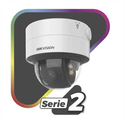 Domo IP 4 Megapixel / Imagen a Color 24/7 / Lente 3.6 - 9 mm / Luz Blanca 40 mts / WDR 130 dB / Exterior IP67 / IK10 / Captura Facial / Videoanaliticos (Filtro de Falsas Alarmas) / MicroSD / ACUSEARCH