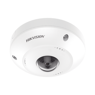 Fisheye IP 4 Megapixel / Panorámica 180° - 360° / Exterior IP67 / IK10 / PoE / Múltiples Vistas por iVMS-4200