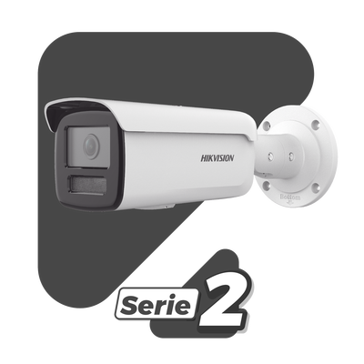 Bala IP 2 Megapixel / Lente 4 mm / 80 mts IR EXIR /Exterior IP67 / WDR 120 dB / PoE / ACUSENSE (Evita Falsas Alarmas) / MicroSD / ONVIF