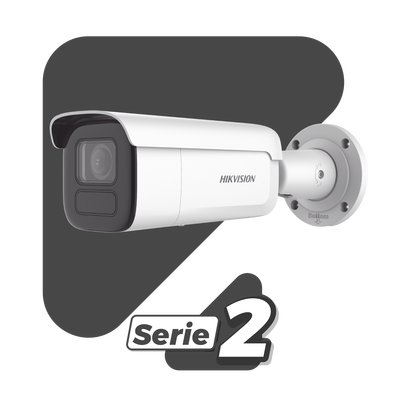 Bala IP 4 Megapixel / Lente 4 mm / 80 mts IR EXIR / Anticorrosión / DARKFIGHTER / IP67 / PoE / ACUSENSE (Filtro de Falsas Alarmas) / WDR 120 dB / ONVIF / microSD / ACUSEARCH