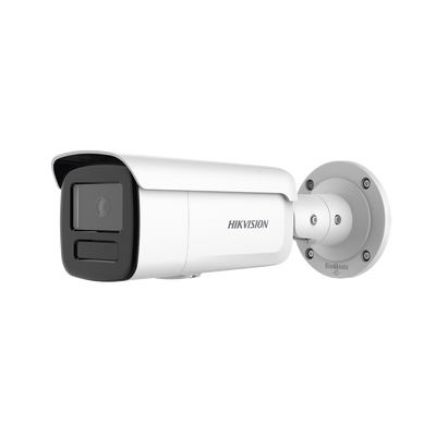 Bala IP 4 Megapixel / Lente 4 mm / 80 mts IR EXIR / Anticorrosión / DARKFIGHTER / IP67 / PoE / ACUSENSE (Filtro de Falsas Alarmas) / WDR 120 dB / ONVIF / microSD / ACUSEARCH