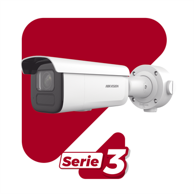 Bala IP 6 Megapixel / Lente Mot. 2.7 a 13.5 mm / 60 mts IR EXIR / Exterior IP67 / IK10 / DARKFIGHTER / PoE+ / Micro SD / Audio y Alarmas I/O / 4 Analíticos: AcuSense, Deteccion Facial, Conteo de Personas por Cruce y Zona