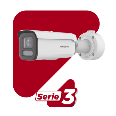 Bala IP 8 Megapixel / Lente Mot. 2.7 a 13.5 mm / Dual Light (60 mts IR + 60 mts Luz Blanca ) / Darkfighter S / Exterior IP67  / IK10 /WDR 130 dB / 4 Analíticos: AcuSense, Deteccion Facial, Conteo de Personas por Cruce y Zona