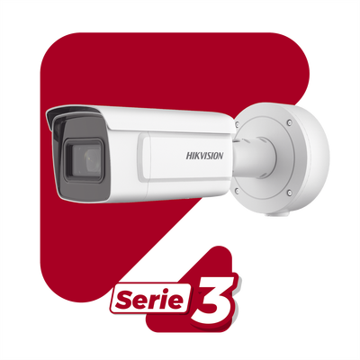 Bala IP 2 Megapixel / Lente Mot. 4.7 a 71 mm (15X Zoom)  / 150 mts IR EXIR / IP67 / IK10 / WDR 120 dB / PoE + / AcuSense / Videoanaliticos Integrados / MicroSD