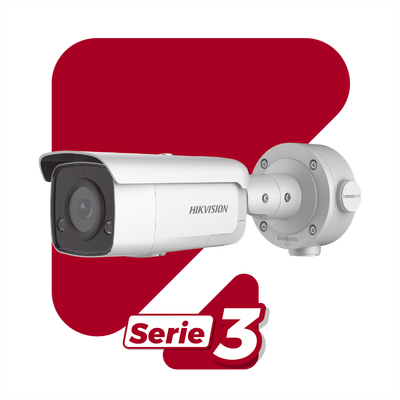 [ PROTECCIÓN ACTIVA ] Bala IP 5 Megapixel / Lente 4 mm / 60 mts IR EXIR / Exterior IP67  / WDR 120 dB / PoE + / Micrófono y Bocina Integrada / AcuSense / MicroSD