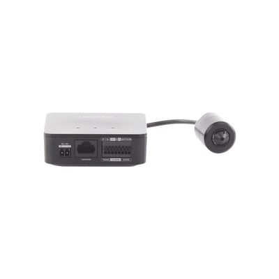 Pinhole IP 2 Megapixel / Lente 3.7 mm / 2 Mts Cable / PoE / Ideal para Cajeros Automáticos (ATM) / WDR / Micro SD / Cámara Tipo Cilindro