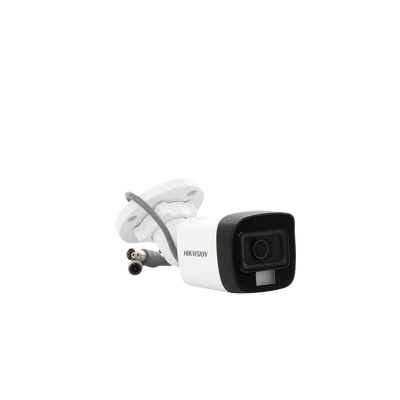 Bala TURBOHD 2 Megapixel (1080p) / Lente 2.8 mm / Dual Light (30 mts IR EXIR + 20 mts Luz Blanca) / Micrófono Integrado / Gran Angular 101° / Exterior IP67 / 4 Tecnologías