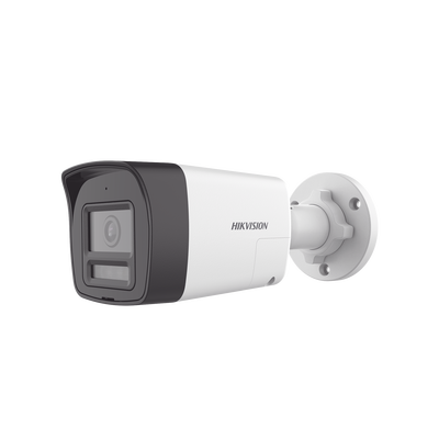 [Audio Bidireccional + Dual Light + ColorVu] Bala TURBOHD 2 Megapixel (1080p) / Lente 2.8 mm / 30 mts IR EXIR + 20 mts Luz Blanca / Micrófono y Bocina Integrado / Exterior IP67 / Metal / dWDR