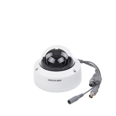 Domo TURBOHD 2 Megapixel (1080p) / Lente 2.8 mm / 30 mts IR EXIR / TVI-AHD-CVI-CVBS / IK10 / IP67 / WDR 120 dB / Ultra Baja Iluminación / Metal