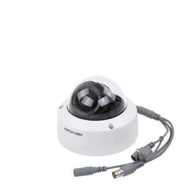 Domo TURBOHD 2 Megapixel (1080p) / Lente 2.8 mm / 30 mts IR EXIR / TVI-AHD-CVI-CVBS / IK10 / IP67 / WDR 120 dB / Ultra Baja Iluminación / Metal