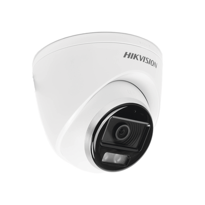 [ColorVu] Turret TURBOHD 3K (5 Megapixel) / Micrófono Integrado / Lente 3.6 mm / Imagen a Color 24/7 / 40 mts Luz Blanca / Exterior IP67 / dWDR / 4 Tecnologías