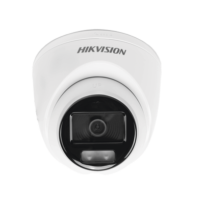 [ColorVu] Turret TURBOHD 3K (5 Megapixel) / Micrófono Integrado / Lente 3.6 mm / Imagen a Color 24/7 / 40 mts Luz Blanca / Exterior IP67 / dWDR / 4 Tecnologías