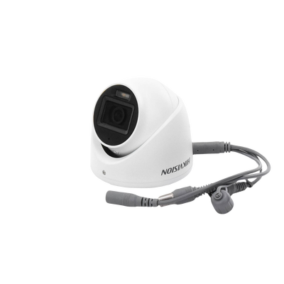 [Dual Light + ColorVu] Turret TURBOHD 2 Megapixel (1080p) / Lente 2.8 mm / 30 mts IR + 20 mts Luz Blanca / Gran Angular 101° / Exterior IP67 / Micrófono Integrado /  4 Tecnologías /  Metal