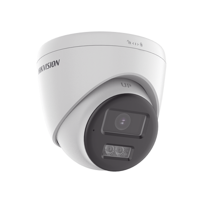 [Audio Bidireccional + Dual Light + ColorVu] Turret TURBOHD 2 Megapixel (1080p) / Lente 2.8 mm / 40 mts IR EXIR + 40 mts Luz Blanca / Micrófono y Bocina Integrado / Exterior IP67 / dWDR