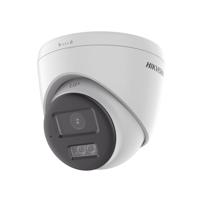 [Audio Bidireccional + Dual Light + ColorVu] Turret TURBOHD 2 Megapixel (1080p) / Lente 2.8 mm / 40 mts IR EXIR + 40 mts Luz Blanca / Micrófono y Bocina Integrado / Exterior IP67 / dWDR