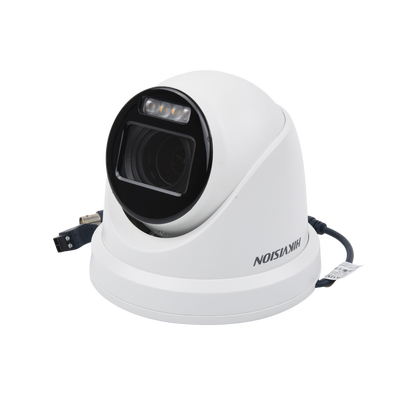 Turret TURBOHD 2 Megapixeles (1080p) / Imagen a color 24/7 / Lente Mot. 2.8-12 mm / Luz Blanca 40 mts / Exterior IP68 / WDR 130 dB