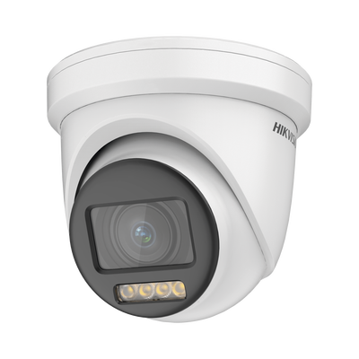 Turret TURBOHD 2 Megapixeles (1080p) / Imagen a color 24/7 / Lente Mot. 2.8-12 mm / Luz Blanca 40 mts / Exterior IP68 / WDR 130 dB