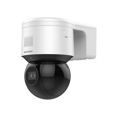 Domo PTZ IP 4 Megapixel / 4X Zoom Óptico / 50 mts IR EXIR / Luz Estroboscópica / Sirena Integrada / WDR 120 dB / PoE+ / IP66 / Ultra Baja Iluminación / Micrófono y Bocina Interconstruido / Micro SD