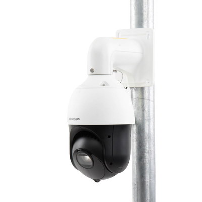 Domo PTZ IP 4 Megapixel / 25X Zoom / 100 mts IR / IP66 / DARKFIGHTER / WDR 120 dB / Entrada y Salida de Audio y Alarmas / HLC / EIS / PoE+