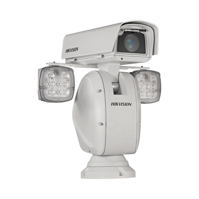 PTZ IP 2 Megapixel / Punta de Poste  / 40X Zoom / 400 mts IR / Exterior IP66 / 30 IPS / EIS / WDR 140 dB / Wiper / MicroSD