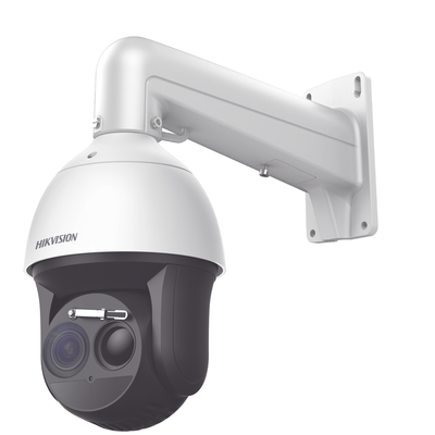 PTZ IP Dual / Lente Térmico 9mm / Lente óptico 4 Megapixel / 40X Zoom / 200 mts IR / WDR 120dB / Exterior IP66 / MicroSD