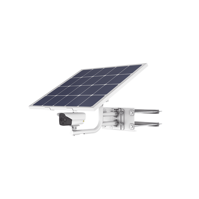 Kit Solar IP All in One / Cámara Termica 256 × 192 / Lente 9.7 mm / Panel Solar / Batería de Respaldo de Litio 23.2Ah / Conexión 4G / Accesorios de Instalación