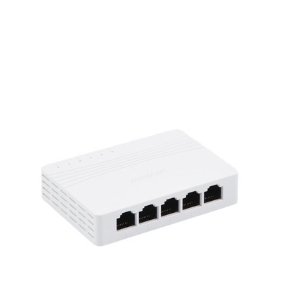 Switch Gigabit No Administrable de Escritorio con 5 puertos 10 / 100 / 1000 Mbps / Diseño Compacto y Estetico