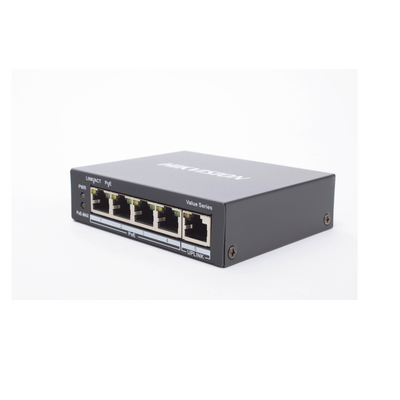 Switch Gigabit  PoE+ / No Administrable / 4 Puertos 1000 Mbps PoE+ / 1 Puerto 1000 Mbps Uplink / 35 Watts