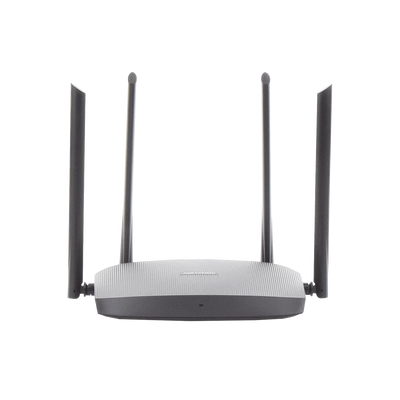 Router Inalámbrico WISP Gigabit / Hasta 1200 Mbps / Doble Banda AC (2.4 GHz y 5 GHz) / 3 Puertos LAN 10/100/1000 Mbps + 1 Puerto WAN 10/100/1000 Mbps /  4 Antenas Externas Omnidireccional de 5 dBi / Interior