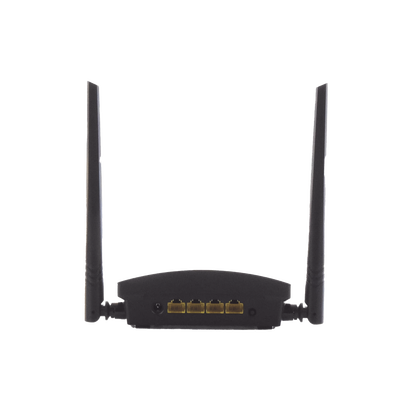 Router Inalámbrico WISP en Banda 2.4 GHz / Hasta 300 Mbps / 4 Puertos 10/100 Mbps /  2 Antenas Omnidireccional de 5 dBi / Interior