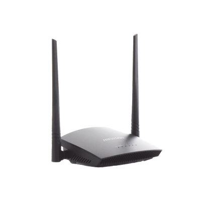 Router Inalámbrico WISP en Banda 2.4 GHz / Hasta 300 Mbps / 4 Puertos 10/100 Mbps /  2 Antenas Omnidireccional de 5 dBi / Interior