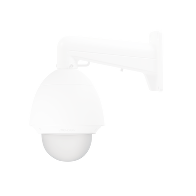 Burbuja Transparente para Domos de 5 " / Compatible con PTZ IP o TURBOHD / HIKVISION / epcom / Soporta IP66 / IK10