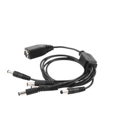 Cable con 5 Vías para Alimentar 4 Cámaras TURBOHD y DVR TURBOHD epcom / HIKVISION