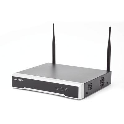 NVR 4 Megapixel / 4 canales IP / 1 Bahía de Disco Duro / 2 Antenas Wi-Fi / Salida de Vídeo Full HD