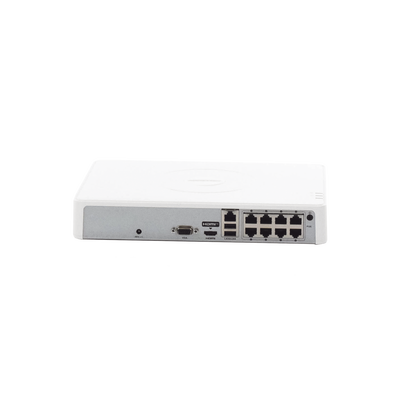 NVR 4 Megapixel (Compatible con Cámaras ACUSENSE) / 8 canales IP / 8 Puertos PoE /1 Bahía de Disco Duro / Salida de Vídeo Full HD